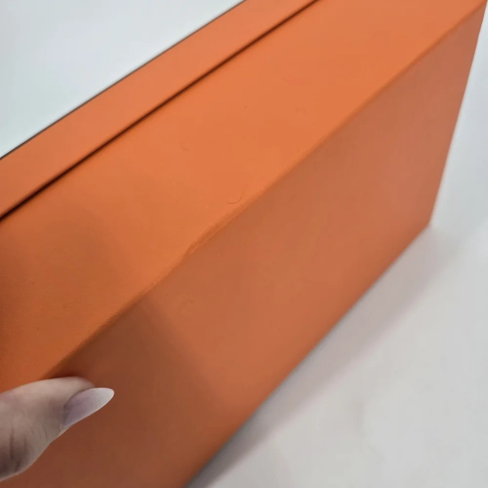 Hermes EMPTY Orange Shoe Box Rectangular - Picture 4 of 5
